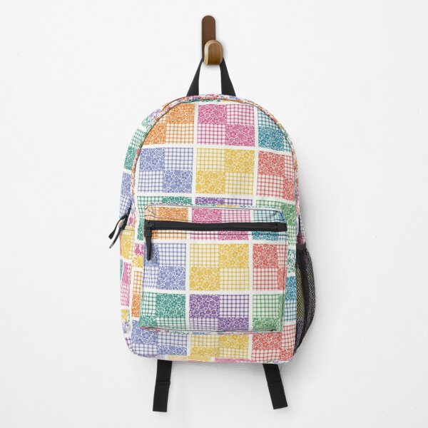 Item preview, Palaka and Aloha Print Patchwork Quilt designed and sold by Small Kine Prints.