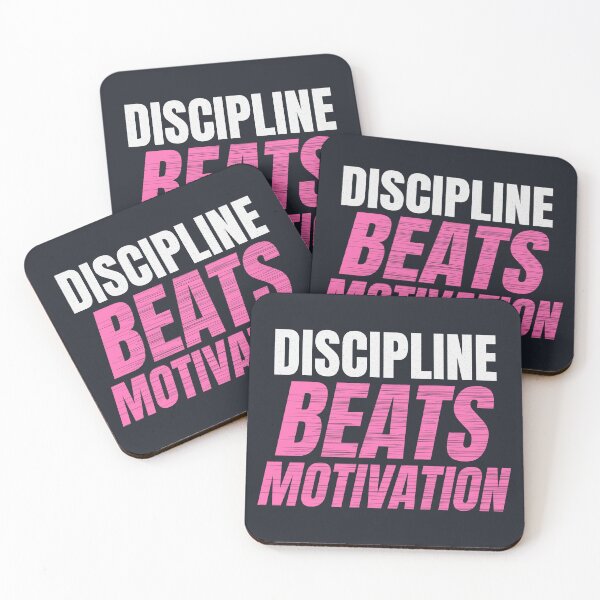 Item preview, Discipline Beats Motivation Gym Quote designed and sold by Mrali9914.