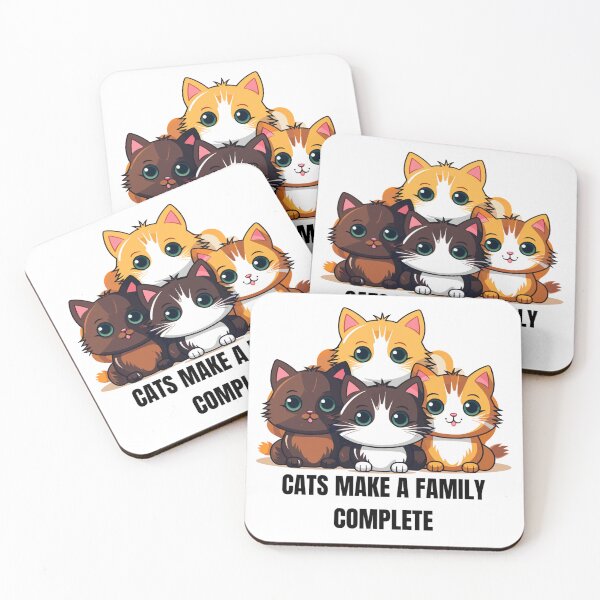 Item preview, Cute Cats Family – Cats Make a Family Complete designed and sold by walbayzon.