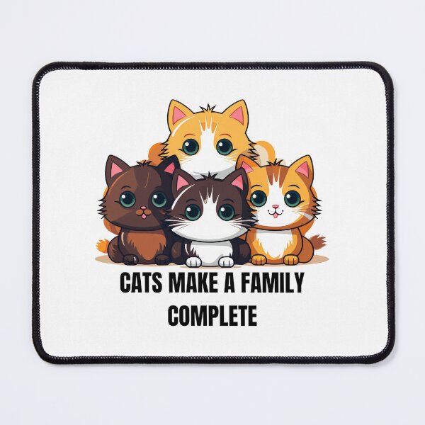 Item preview, Cute Cats Family – Cats Make a Family Complete designed and sold by walbayzon.