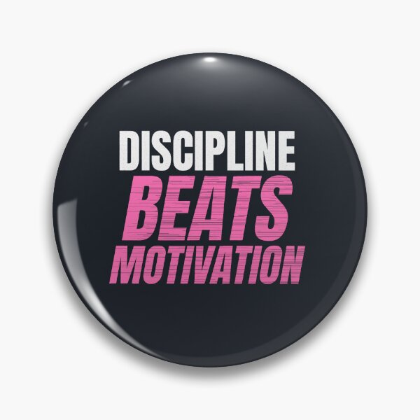 Item preview, Discipline Beats Motivation Gym Quote designed and sold by Mrali9914.