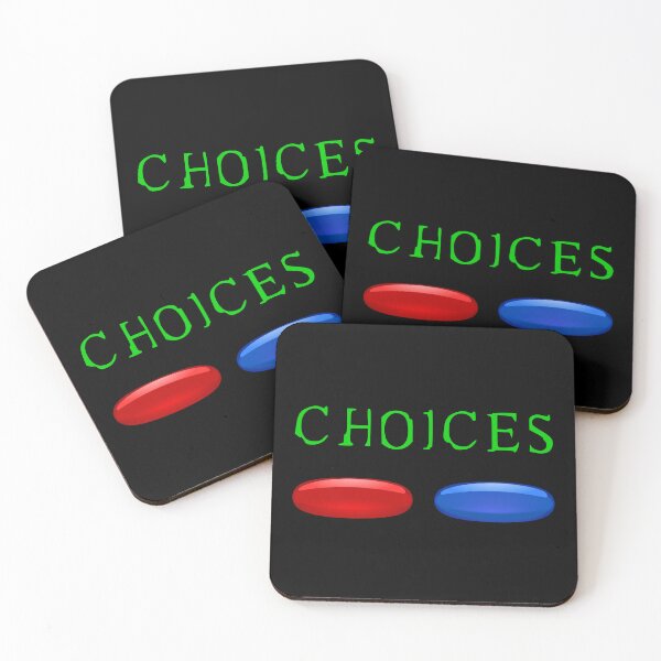 Item preview, Choices: Red Pill Blue Pill designed and sold by Karate Octopus.