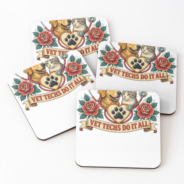 Item preview, Vet Techs Do It All Veterinary Technician Week designed and sold by HappyVibration.