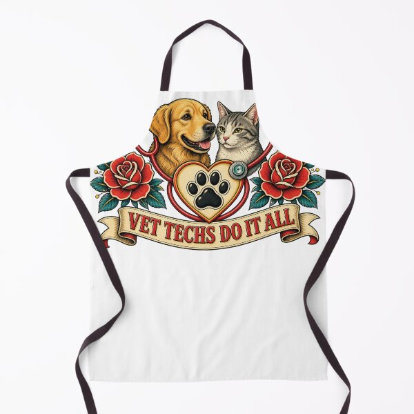 Item preview, Vet Techs Do It All Veterinary Technician Week designed and sold by HappyVibration.