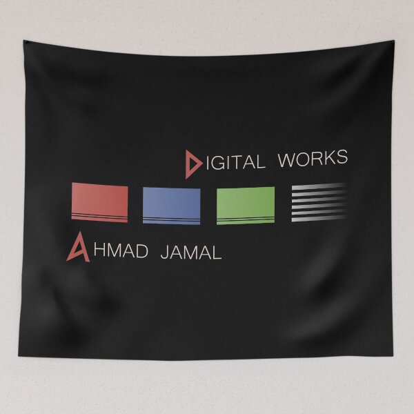 Item preview, Ahmad Jamal Digital Works T-Shirt – Minimalist Jazz Apparel & Graphic Tee designed and sold by THE MODA STEREO.