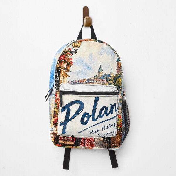 Item preview, Poland Watercolor Landscape – Krakow Castle & Vistula River designed and sold by TeikunShop.