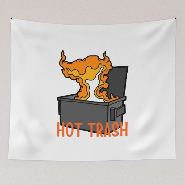 Item preview, Dumpster Fire Hot Trash designed and sold by Dondonmart.