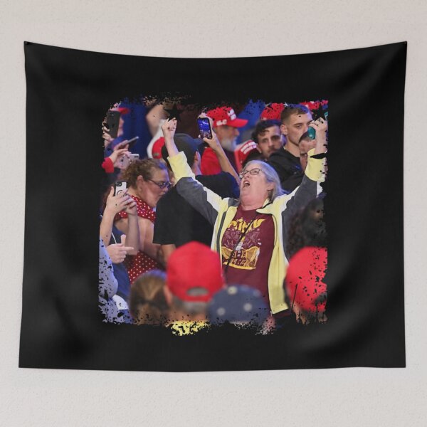 Item preview, Aunt Sue Middle Finger Trump Rally Graphic Funny designed and sold by lumiprintsart.