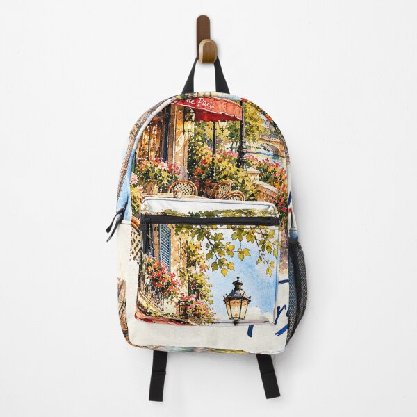 Item preview, France Watercolor Paris – Eiffel Tower & Seine River designed and sold by TeikunShop.