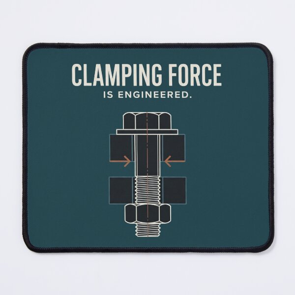 Item preview, Bolted Joint Clamping Force Mechanical Engineering Design designed and sold by Amr Darwish Graphic designer.