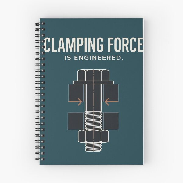 Item preview, Bolted Joint Clamping Force Mechanical Engineering Design designed and sold by Amr Darwish Graphic designer.