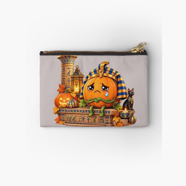Item preview, Crying Pharaoh Pumpkin – Egyptian Halloween Cute Spooky Art designed and sold by NEFERSIGN.