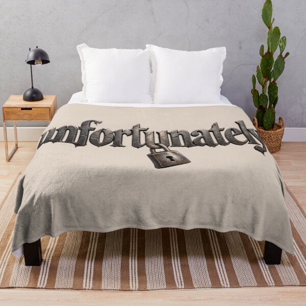 Item preview, Unfortunately – Bad Luck Locked Up Dark Humor Design designed and sold by WordPlayStudio.