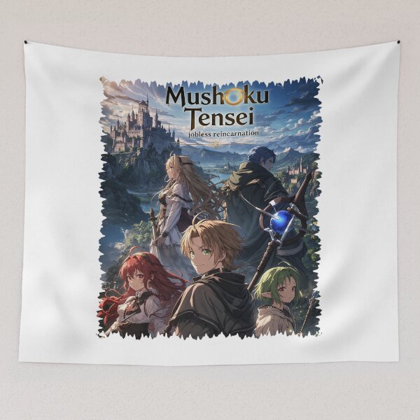 Item preview, Mushoku Tensei Jobless Reincarnation designed and sold by Moodymews.