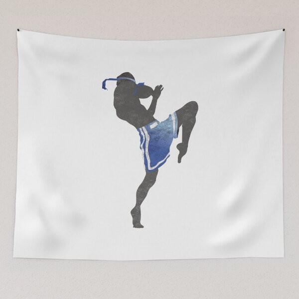 Item preview, Minimal Muay Thai Athlete [BLUE] designed and sold by illcobalt.
