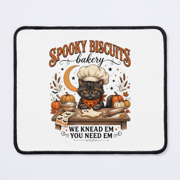 Item preview, Spooky Biscuits Bakery Cat Halloween Baking designed and sold by quicopag.