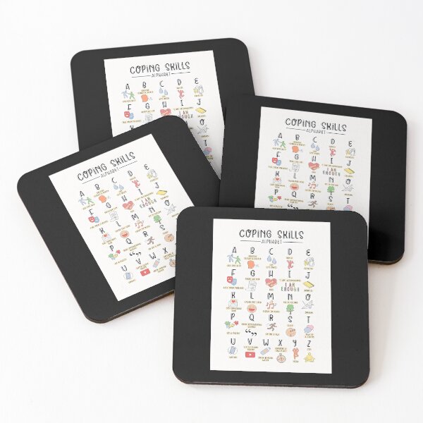Item preview, Coping-Skills-Alphabet designed and sold by blairehedo.