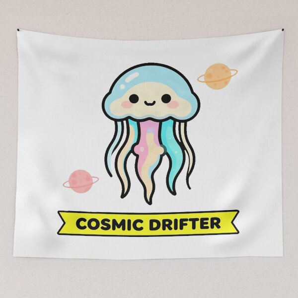 Item preview, Cosmic Jellyfish Floating Space Aesthetic designed and sold by Arc2020.