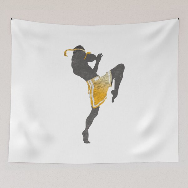 Item preview, Minimal Muay Thai Athlete [YELLOW] designed and sold by illcobalt.