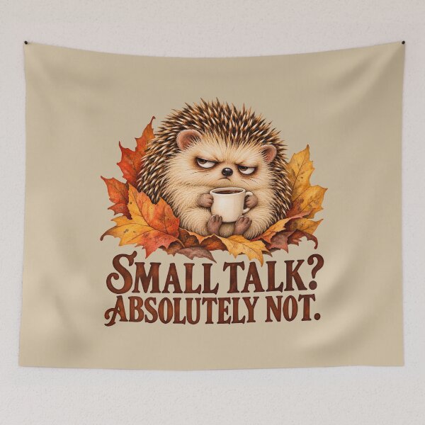 Item preview, Small Talk? Absolutely Not. designed and sold by VioVibe.