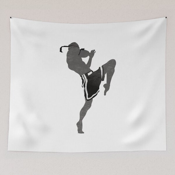 Item preview, Minimal Muay Thai Athlete [BLACK] designed and sold by illcobalt.