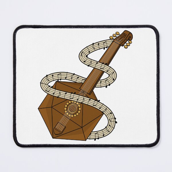 Item preview, Bard D20 designed and sold by MysticWorkshop.
