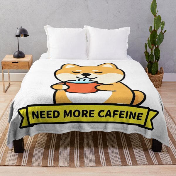 Item preview, Grumpy Shiba Inu Morning Coffee Lover designed and sold by Arc2020.
