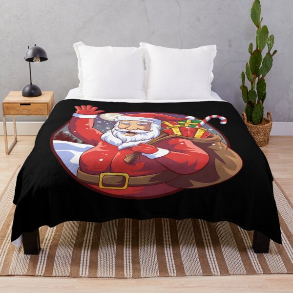 Item preview, Jolly Santa Claus Waving Merry Christmas designed and sold by Poseyteso.