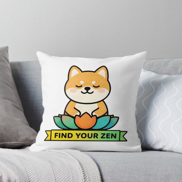 Item preview, Zen Shiba Inu Meditating Yoga Master designed and sold by Arc2020.
