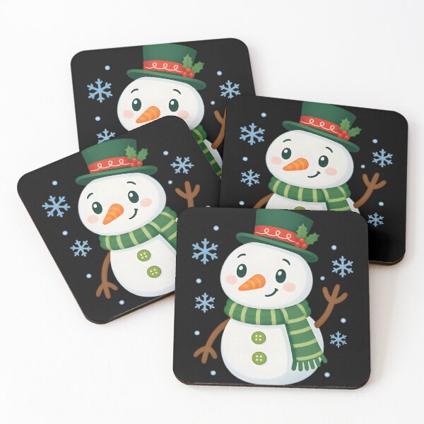 Item preview, Cute Snowman Stamp Design for Winter and Holiday Fun designed and sold by Reswopkiser.