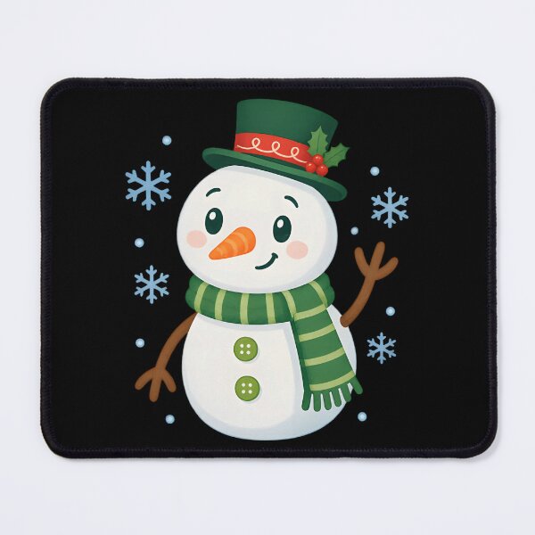 Item preview, Cute Snowman Stamp Design for Winter and Holiday Fun designed and sold by Reswopkiser.