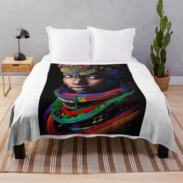 Item preview, Vibrant African Beauty in Traditional Attire designed and sold by Artessie.