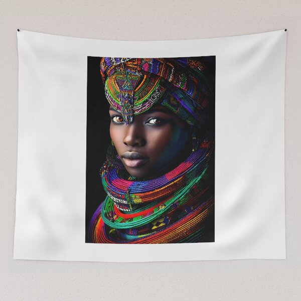 Item preview, Vibrant African Beauty in Traditional Attire designed and sold by Artessie.