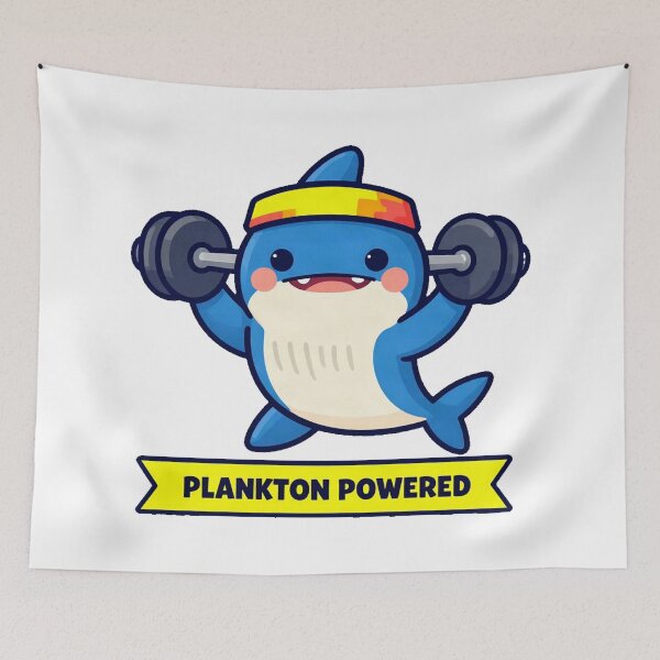 Item preview, Gym Whale Shark Plankton Powered designed and sold by Arc2020.