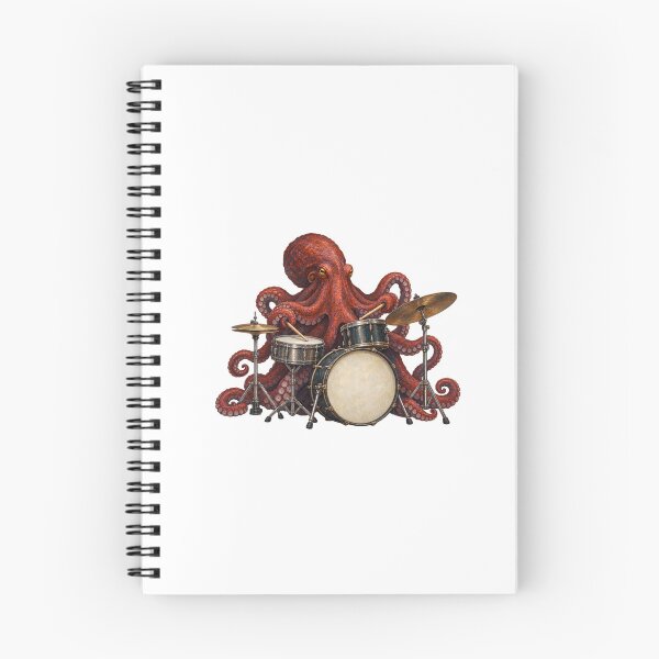 Item preview, Giant Pacific Octopus Drummer with a Jazz Kit designed and sold by Mono.fi Studios.