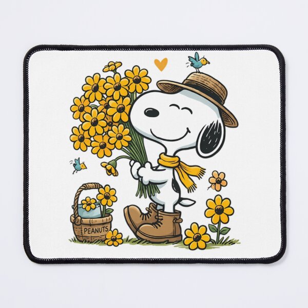 Item preview, Snoopy Peanuts Yellow Flowers  designed and sold by AndreiMarthe.