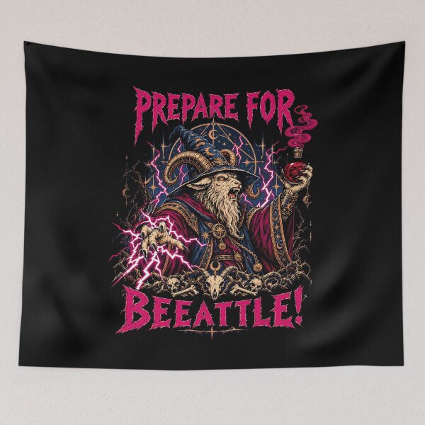 Item preview, Prepare For Beeattle Funny Wizard Tabletop RPG Gamer designed and sold by andre-hollow.