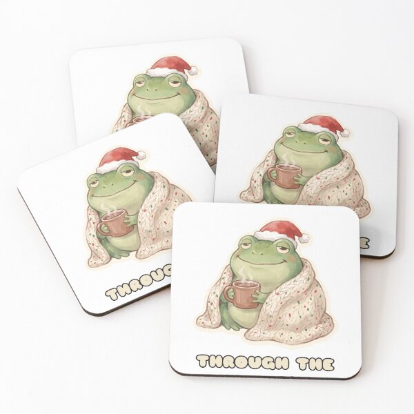 Item preview, Cozy Frog Hibernating Through The Holidays designed and sold by Keizoku Studio.