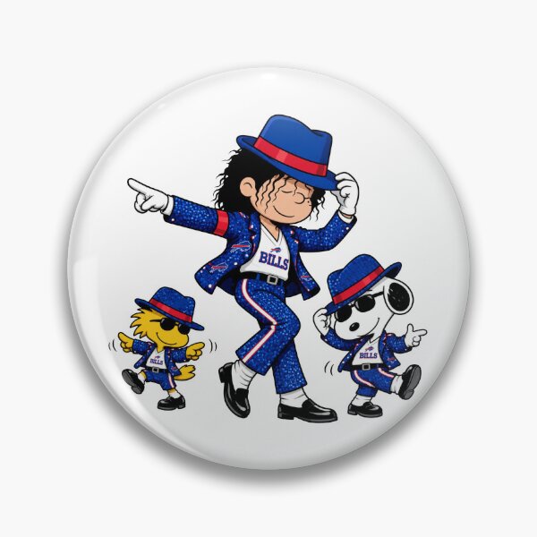 Item preview, MJ Buffalo Bi.lls Mafia Snoopy Pop Rock Style Art designed and sold by DarrinReilly.