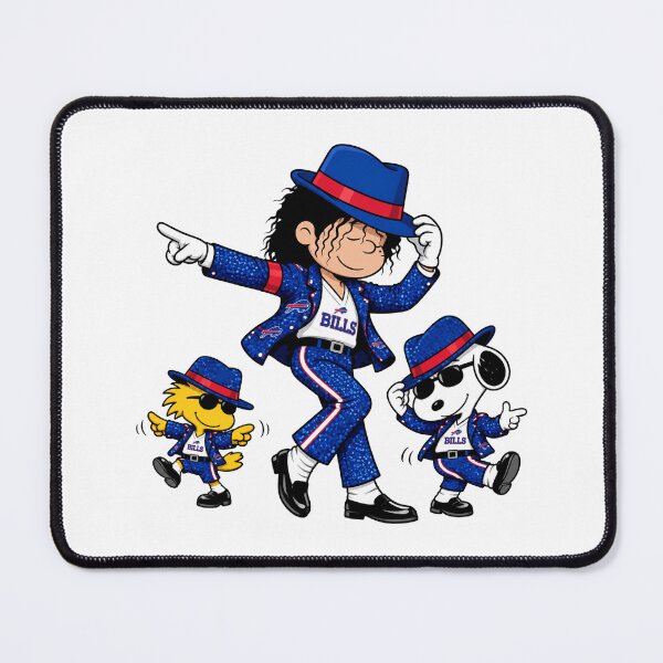 Item preview, MJ Buffalo Bi.lls Mafia Snoopy Pop Rock Style Art designed and sold by DarrinReilly.