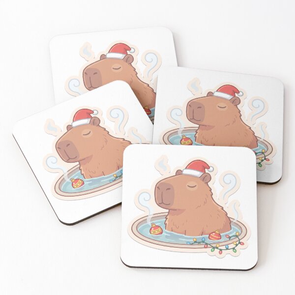 Item preview, Christmas Capybara Too Chill For Chaos designed and sold by Keizoku Studio.