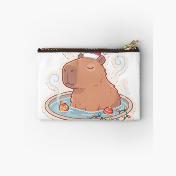 Item preview, Christmas Capybara Too Chill For Chaos designed and sold by Keizoku Studio.