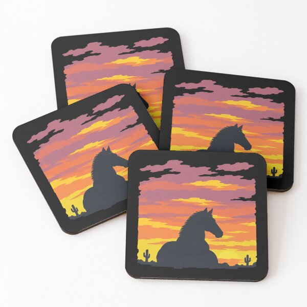Item preview, Sunset Horse Silhouette designed and sold by Mattiename95.