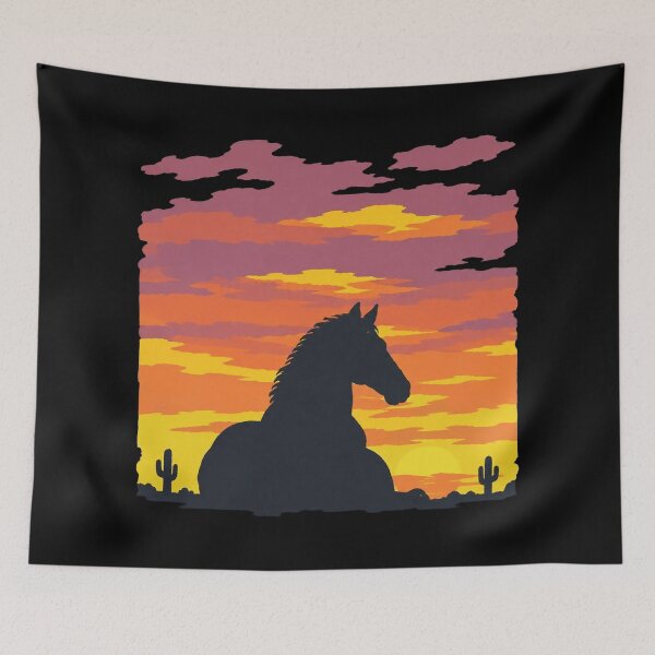 Item preview, Sunset Horse Silhouette designed and sold by Mattiename95.