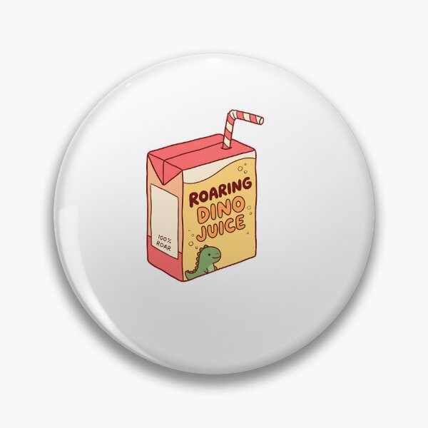 Item preview, Red Yellow Roaring Dino Juice Box designed and sold by LexaArtworks.