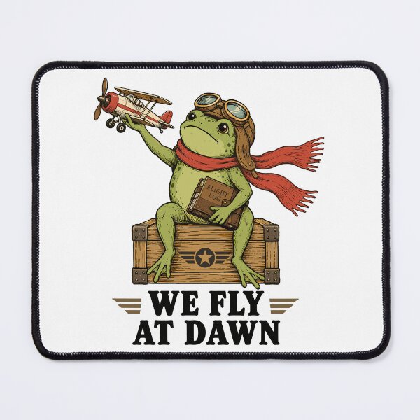 Item preview, We Fly At Dawn Frog Aviation Pilot designed and sold by andre-hollow.