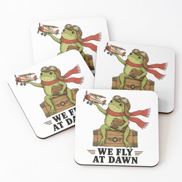 Item preview, We Fly At Dawn Frog Aviation Pilot designed and sold by andre-hollow.