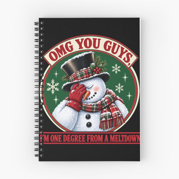 Item preview, Christmas OMG You Guys I'm One Degree From A Meltdown Funny Holly Jolly Xmas designed and sold by DarrinReilly.
