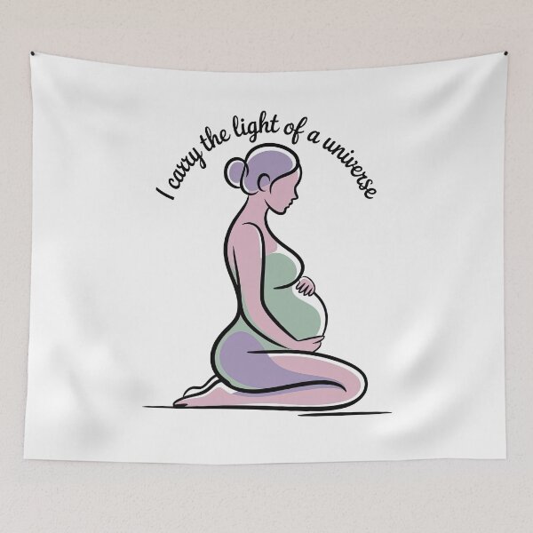 Item preview, I Carry The Light Of A Universe Lavender Pink designed and sold by 108stillness.
