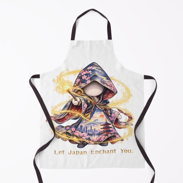 Item preview, Let Japan Enchant You - Japanese Magic Wizard & Mount Fuji Pictogram designed and sold by japan-picto.
